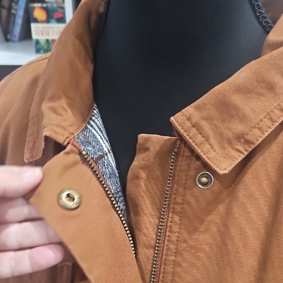 Natural Reflections Checkered Jacket with Brown Highlights - Picture 15 of 15